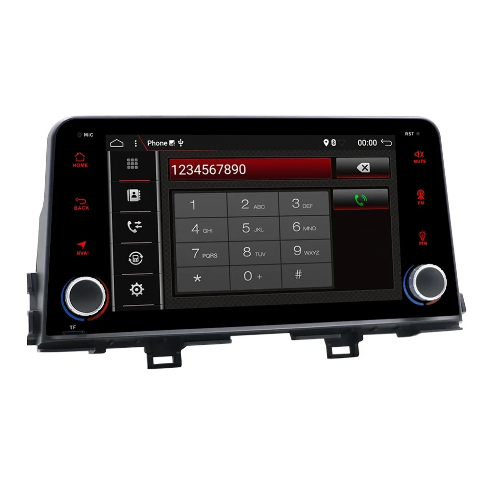 Perfect Octa core 1 din Android 9.0 Car DVD GPS Navigation Multimedia Player Car Stereo for KIA Morning/Picanto 2017 Radio Headunit SWC 1