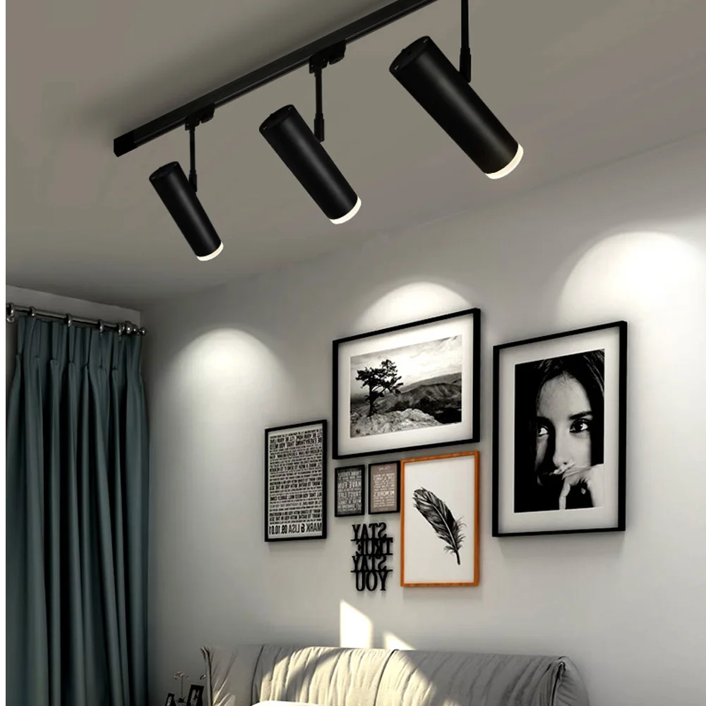 

New Dimmable COB LED Track Light 10W COB LED track spotlight AC85-265V