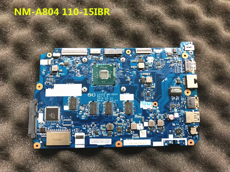 

CG520 NM-A804 motherboard CPU N3060 4G onboard fit for Lenovo 110-15IBR notebook PC mainboard