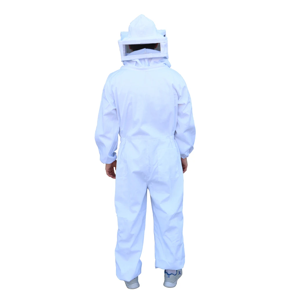Beefun защитная одежда Пчеловодство костюм Съемный шляпа анти-пчела безопасности комбинезоны Смок оборудование Поставки