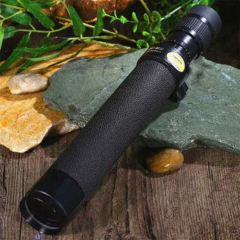 Baigish 8-24x40 Zoom Monocular Telescope Hd High Quality Metal Optical Lens Astronomical With Leather Bag Original Russian Black