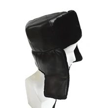 Лидер продаж, Мужская зимняя шапка с пентаграммой Lei Feng, открытый бомбардировщик ушных лоскутов, непромокаемая шапка-трапеция, Русская Шапка