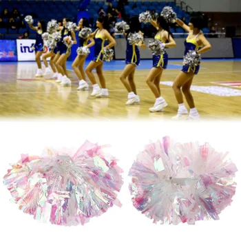 

1 PC Game pompoms Cheap practical cheerleading pom poms Apply to sports match and vocal concert Color can free combination