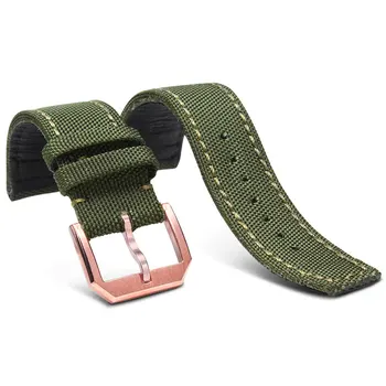 

Watch Straps For IW/C watch Woven Nylon Canvas Durable Sport Padded Watch Strap comfortable Leather20mm 21mm 22mm Exempt postage