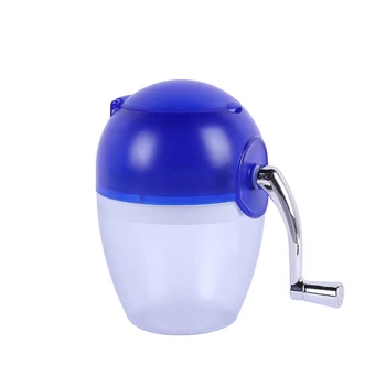 

Multi-fuction Ice Crusher Manual Fruit Salad Snow Cone Machine Portable Home Ice Maker DIY Smoothie Maker With Mini Chopper T052