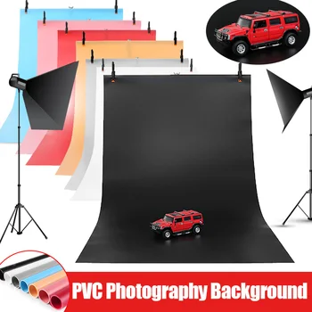 

70x140cm PVC Photography Background Solid Color Matte Backdrop Photo Studio Washable Dustproof Backgrounds