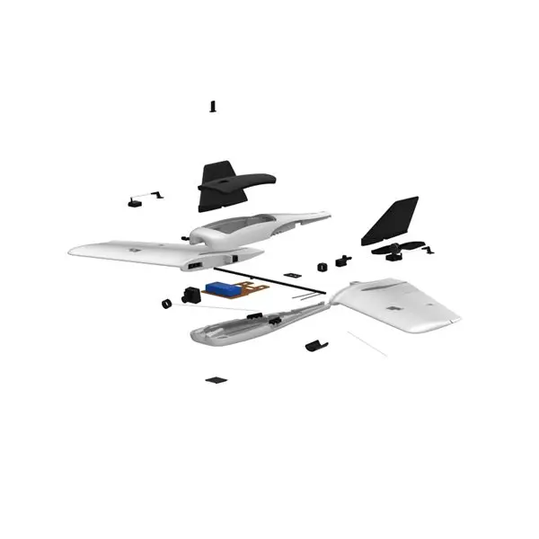 ZOHD Дротика Sweepforward Wing 635 мм Wingspan FPV EPP гоночное крыло комплект радиоуправляемого