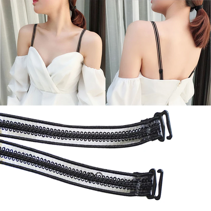 

Top Sell Women's Elastic Bra Strap Crochet Floral Lace Bra Strap Adjustable Blts Shoulder Straps For Bridal Wedding Party