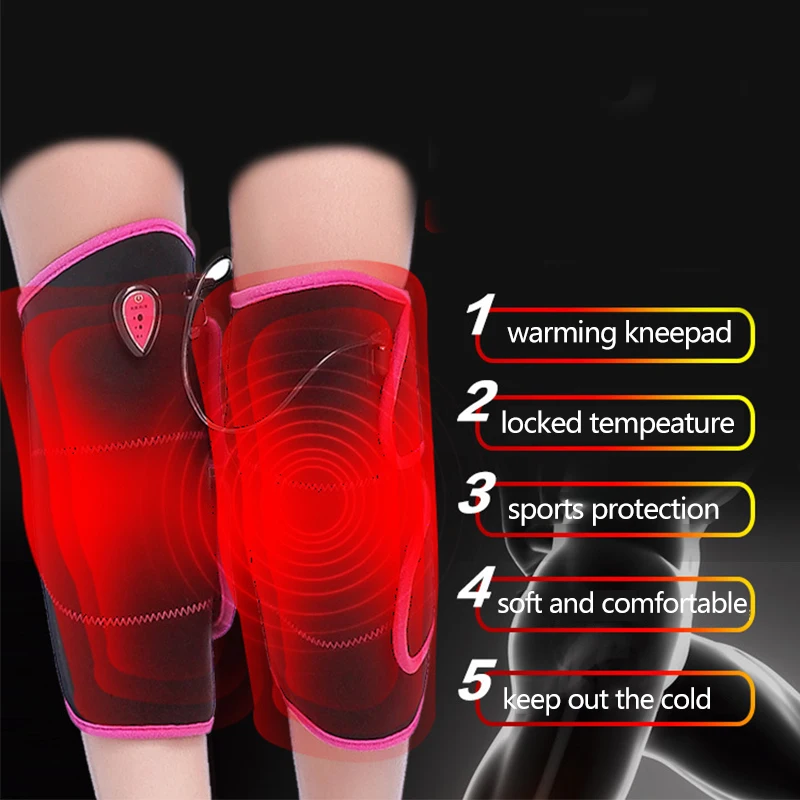 2017 Hot Sale Heated Pad Heat Therapy Knee Wrap Brace Thermotherapy