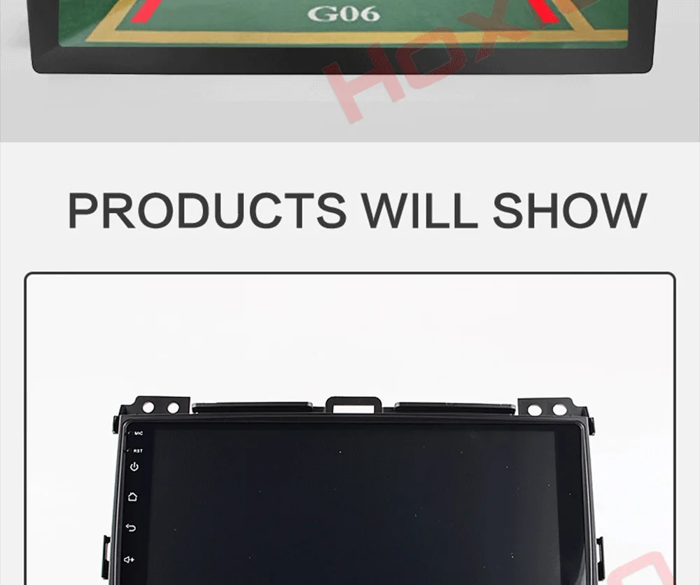 Sale Hoxiao Android 6 for Toyota Prado 120 Land Cruiser 2004-2009 GPS HD multimedia player map navigation WIFI 9 inch 2DIN car radio 28