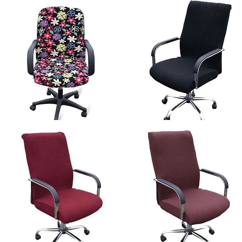 Elasticity fice puter Chair Cover Side Arm Chair Cover Recouvre