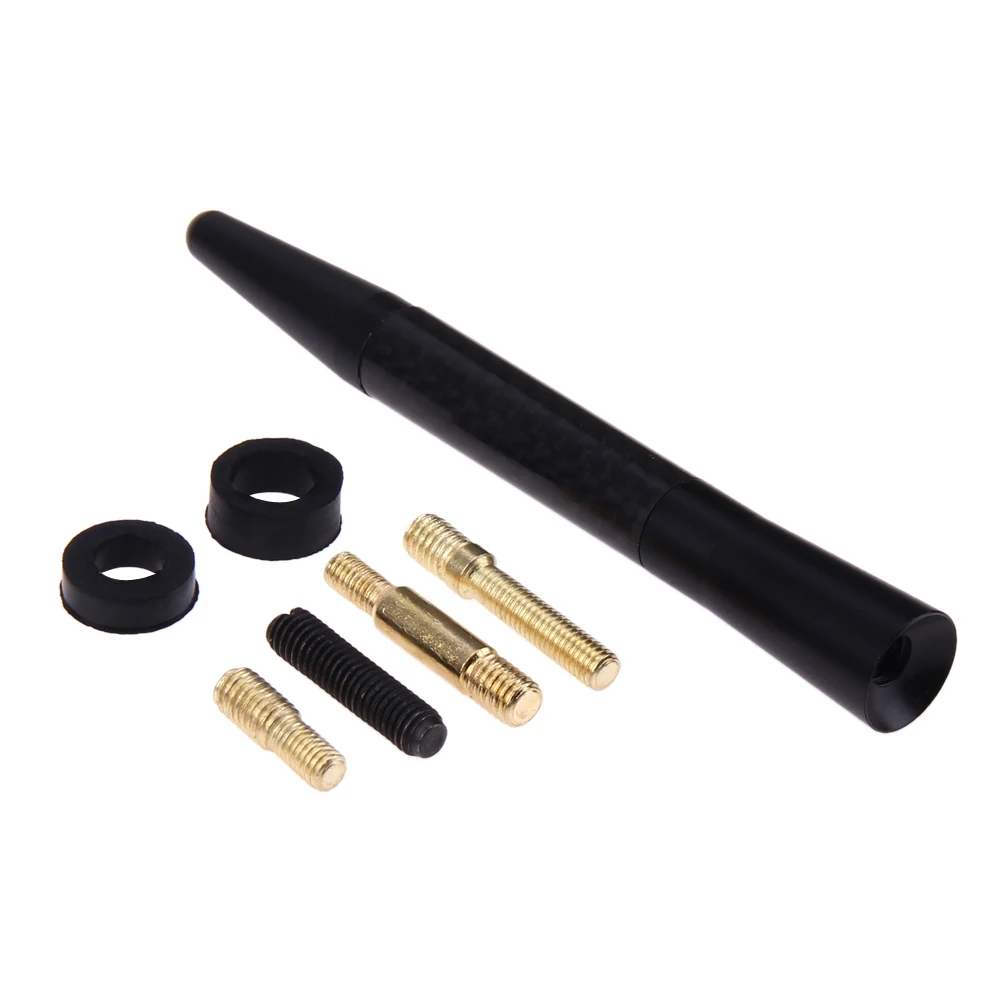 11.5cm Car Antennas Universal Auto Vehicle Aluminum Carbon Fiber Radio