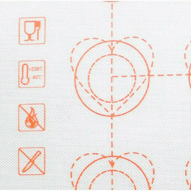 Антипригарный стойкий силиконовый коврик для духовки, функциональный коврик для выпечки, Макаруны, лайнер для выпечки торта