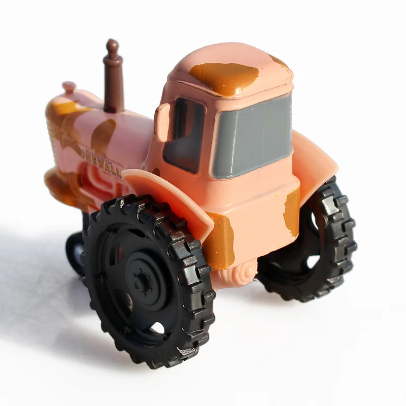 Disney Pixar тачки Молния Маккуин желтый Chewall трактор 1:55 Масштаб литья под давлением металлический сплав модель игрушки для детей Подарки