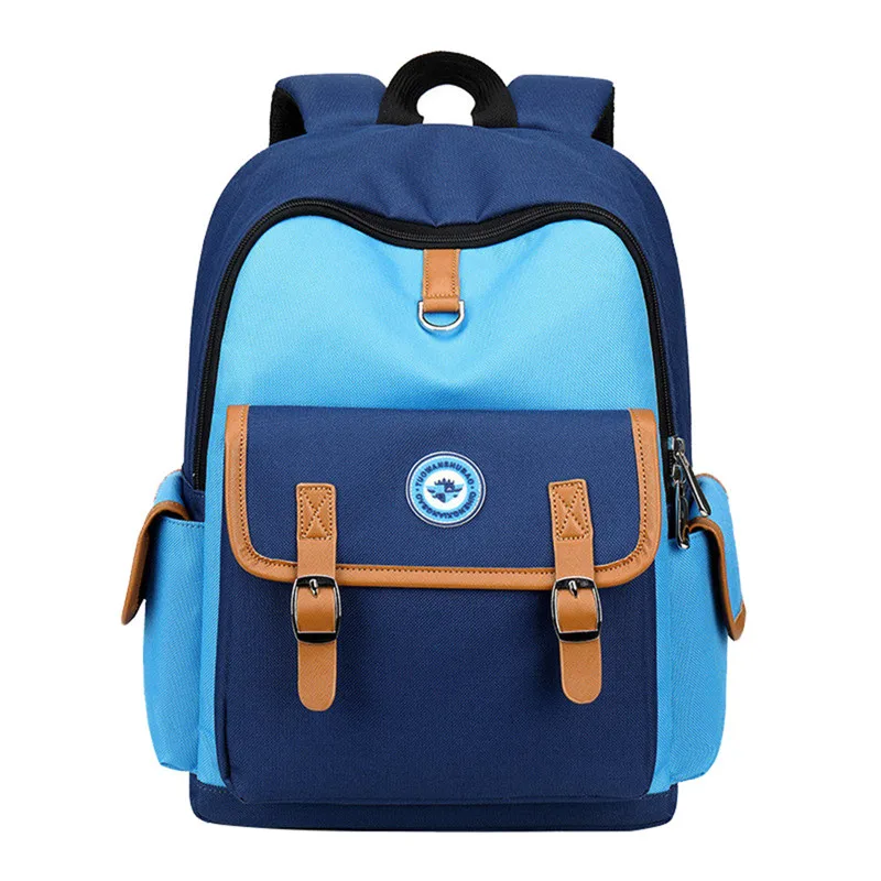 Водонепроницаемый рюкзак; детские школьные сумки для девочек и мальчиков; Детские рюкзаки; школьные сумки; рюкзак для начальной школы; sac enfant - Цвет: blue big