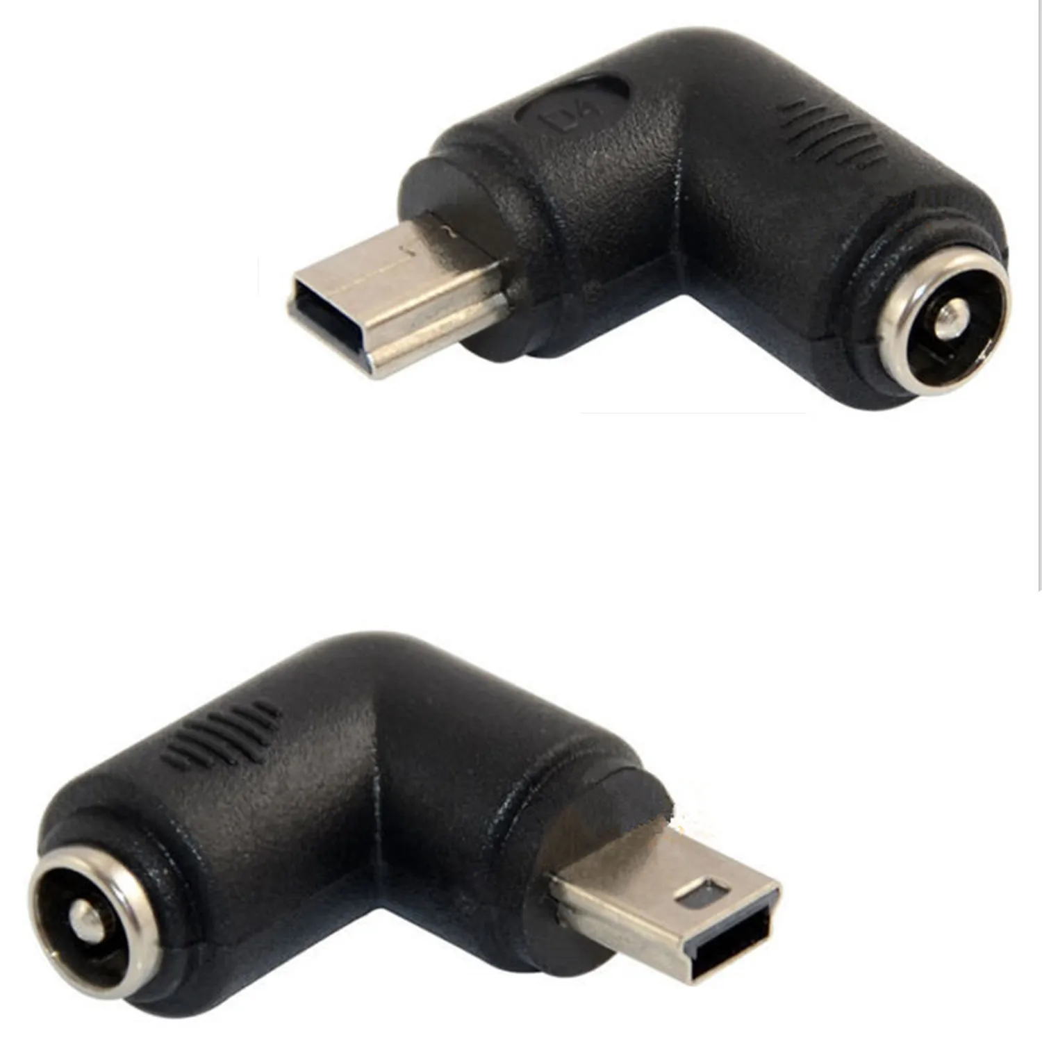 DC 5 5x2 1 мм разъем под прямым углом USB Mini pin Мужской адаптер питания конвертер|angle
