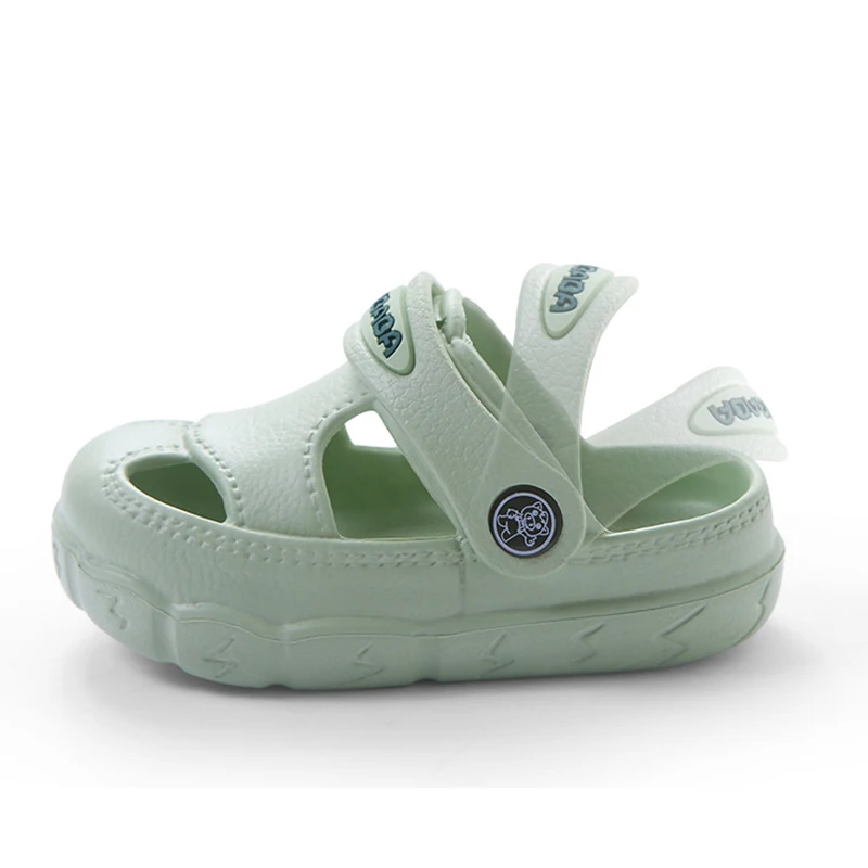 

Summer Cute Baby Non-slip Indoor Cool Slippers Children Hole Clogs Shoes Baby Girls Boys Garden Shoes Hollow Kid Breathable Shoe