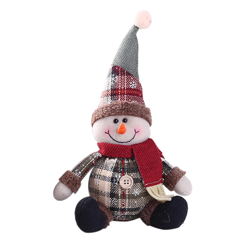 Navidad кукла Санта снеговик олень Рождественский подарок кукла украшения на елку украшение Рождественские украшения для дома