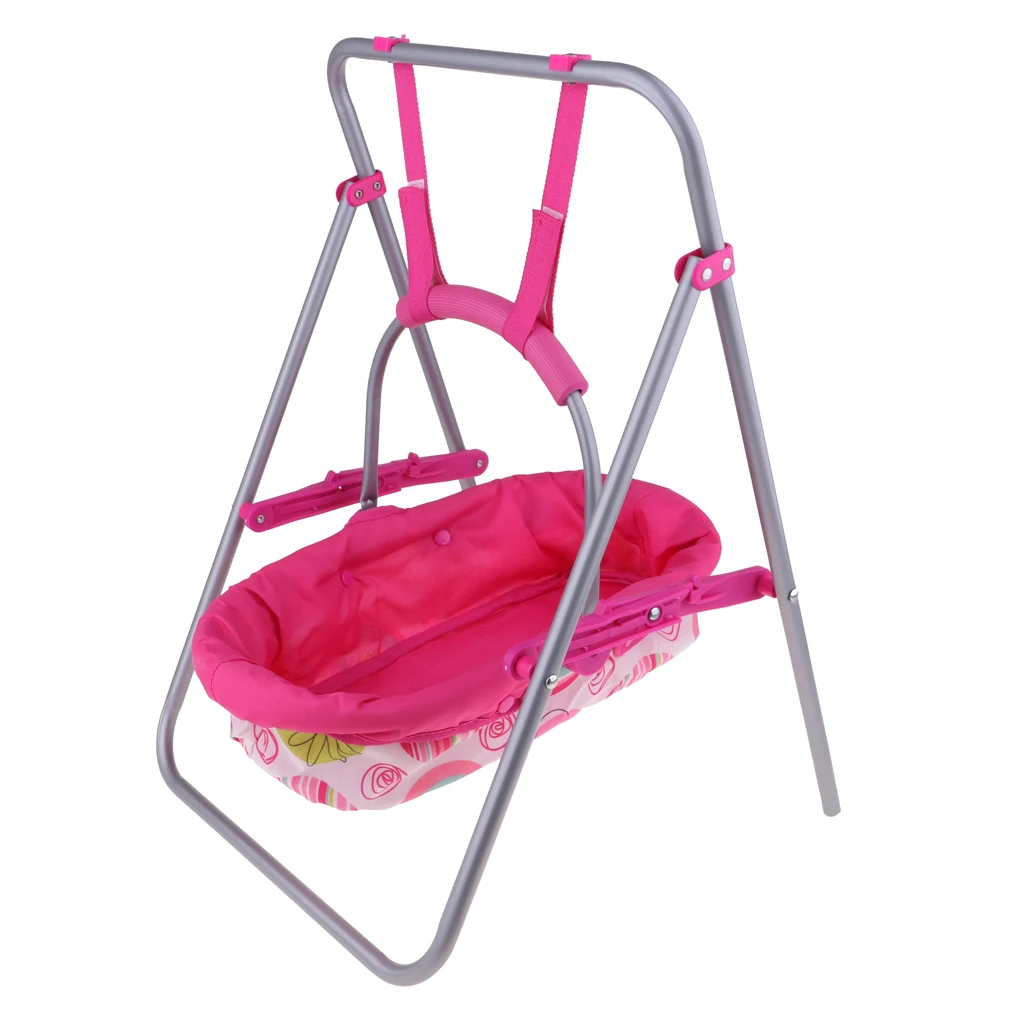 

Reborn Doll Supplies Baby Carrier – Simulation Cradle Swing Playset - for Baby Doll for MellChan Doll Accessory