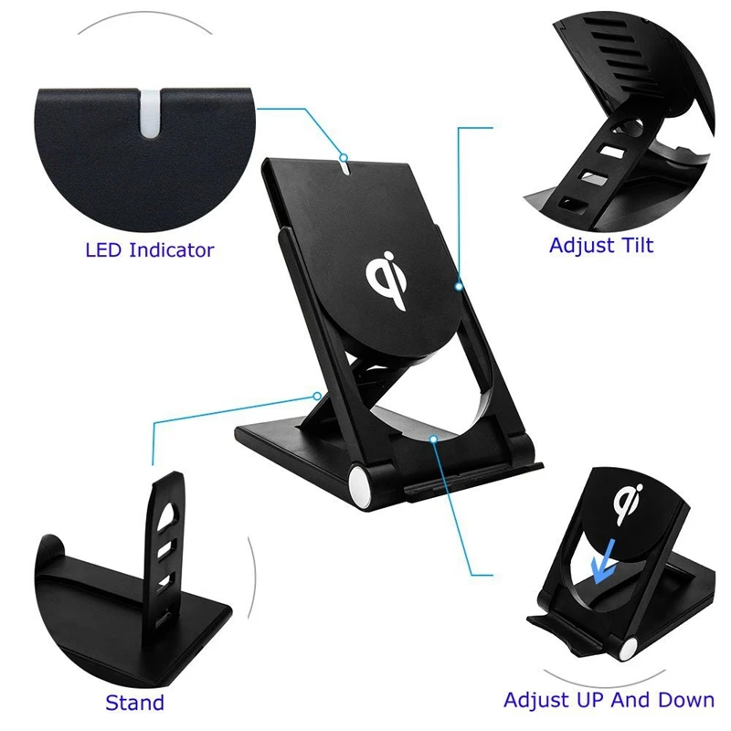 Fimilef Qi Wireless Charger Holder Fast Wireless Charging Stand Pad for Samsung Galaxy Note 8 S8 S8 Plus S7 Edge S7 S6 Edge Plus (12)
