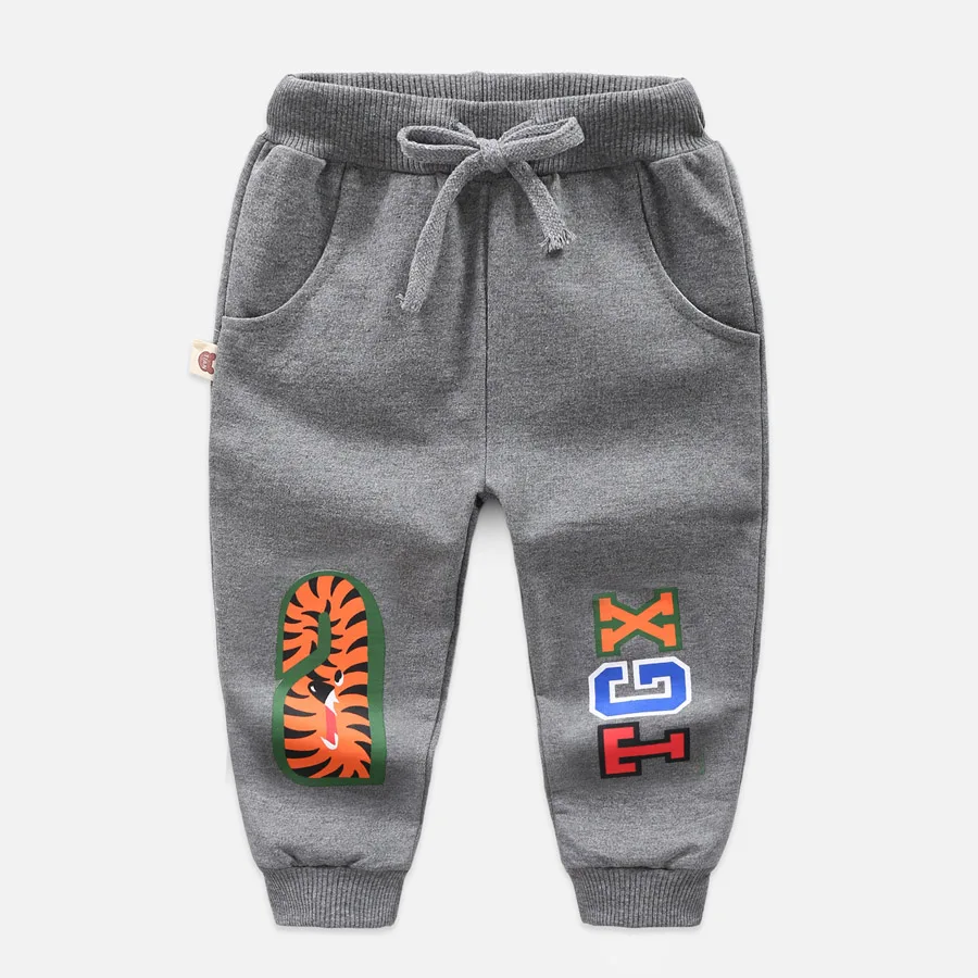 Retail New Warm Velvet Pants For 2-6 Yeas Solid Boys Girls Casual Sport Pants Jogging Enfant Garcon Kids Children Trousers DS29