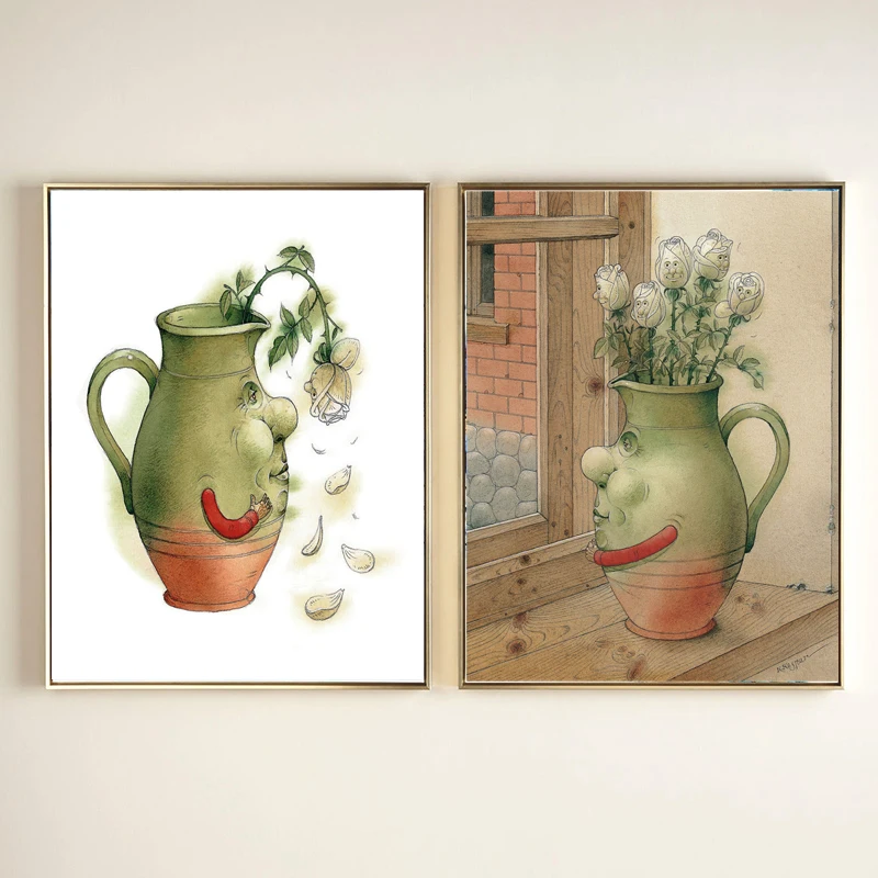 Kestutis-K-131-Two Flowerpots Paintingd.