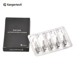 50 шт./лот kanger Protank 2 катушки нагревательное ядро 1.5ohm 1.8ohm 2.2ohm 2.5ohm для Protank 2 для электронной сигареты