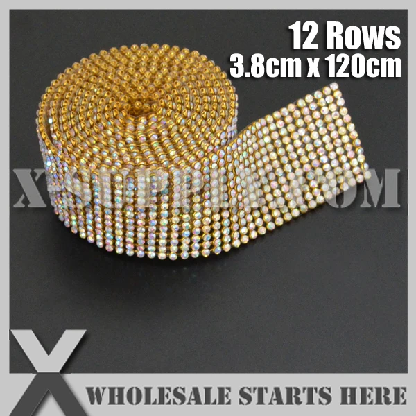 Gold Crystal Cake Banding Gold Crystal Cake Banding