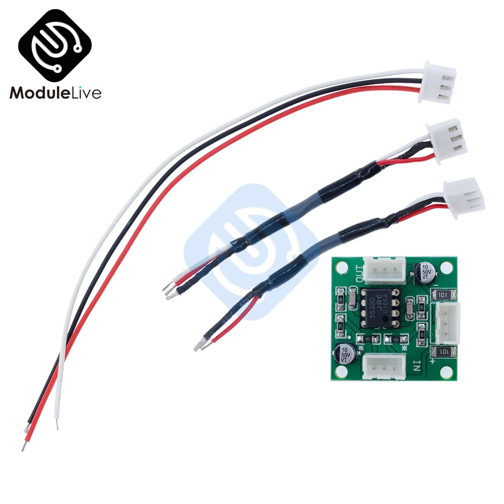 

NE5532 OP-AMP HIFI Audio Preamplifier Multiple Amplifier Module Dual Power Supply Preamp Board For Bluetooth Pre-amp Board 9-15V