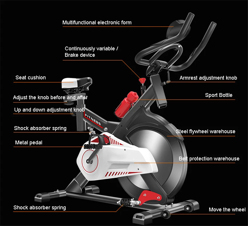 New YD-688 Exercise Bike for Men/Women's leg magic indoor fitness Cheap Household Electric Bike for Arm and Leg slimming circle