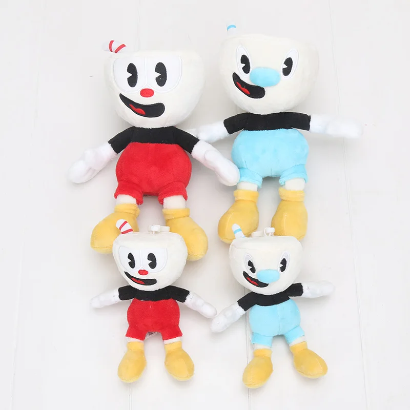 Juego Cuphead Mugman muñeco de peluche de 15 28cm, juguete de peluche ...