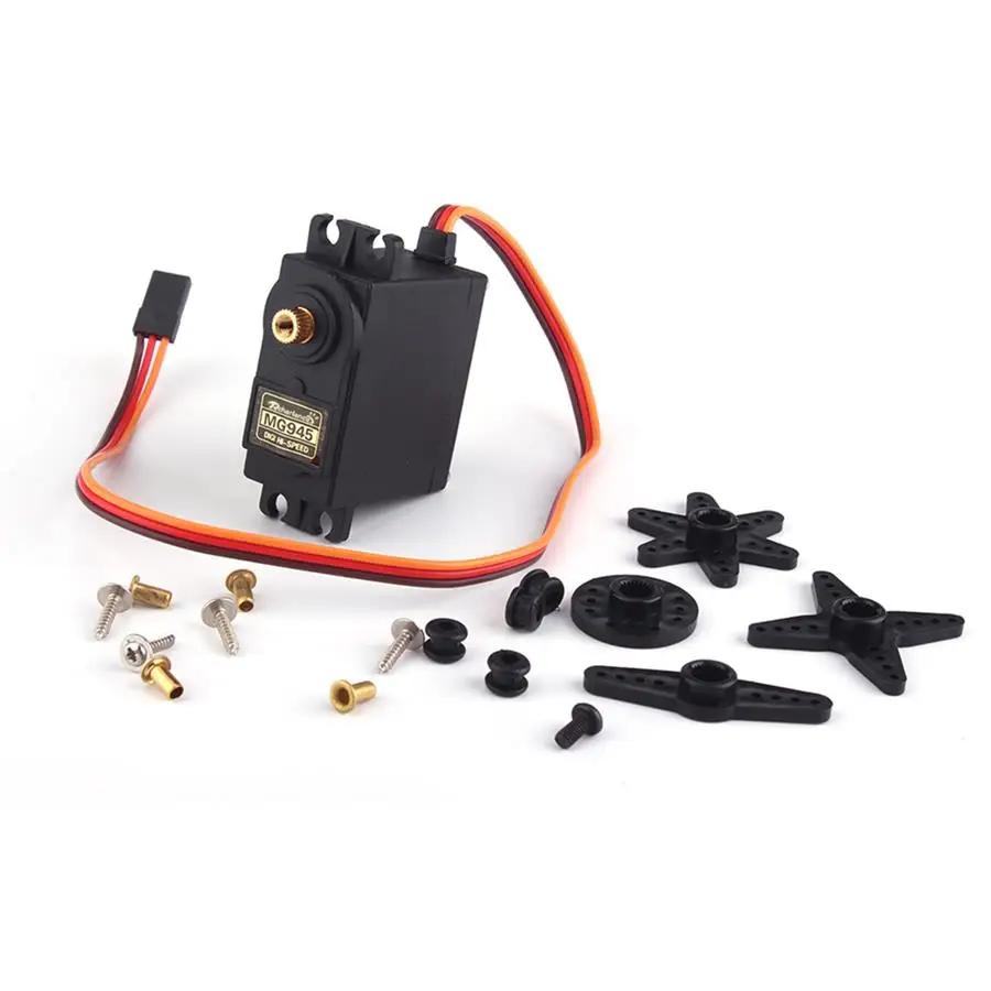 LiNKFOR MG945 High Speed Metal Gear Servo 12kg Torque High Torque and Power for RC Plane Racing Car Airplane