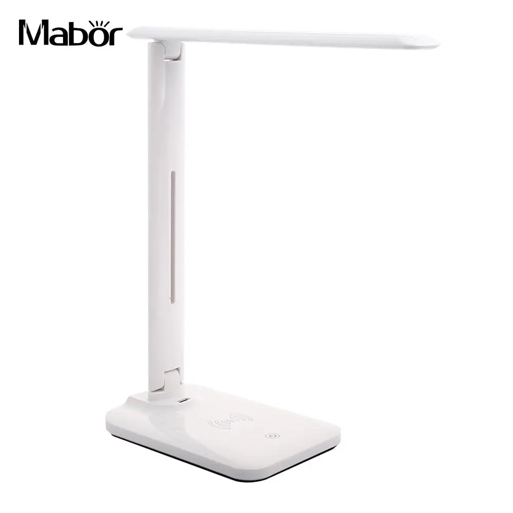 

LED Booklight QI Wireless Charger 28LED Phone USB Night Lamp 5V 1A touch switch Study Home Decor Eye-Care adjustable Flashlight