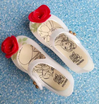 

Mini Melissa Brazilian Beauty Beast Girls Shoes Cute Sandals For Girls Children Sandals Mini melissa Shoes Flat Chaussure Enfant
