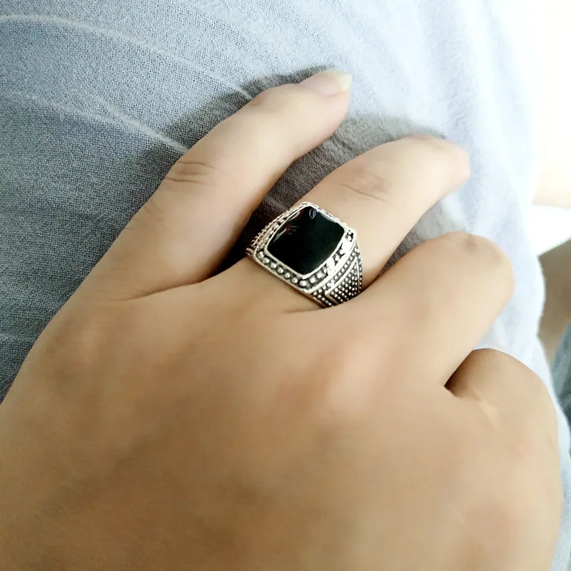 

New Stainless Steel Vintage Nobel Palace Ring For Woman Man Hollow retro Skull rings free shipping