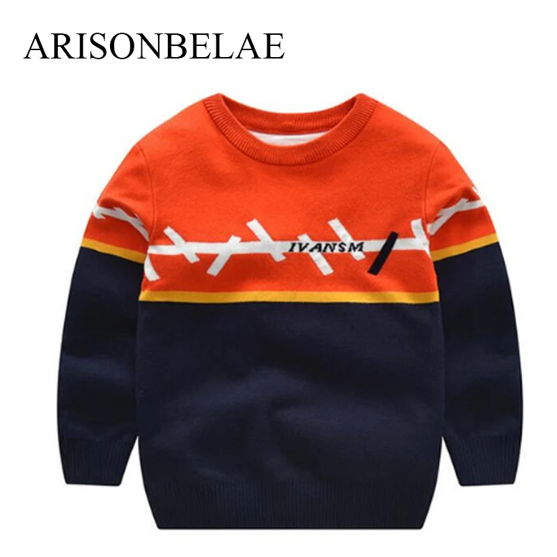 ARISONBELAE Brand Casual Sports Sweaters For Boy Warm Thick Children
