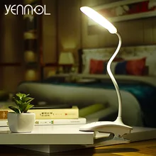 Yenmol Led Desk Lamps For Reading Folding Led Table Lamps Bedroom Touch Switch Dimmer Rechargeable Contemporary Desktops Lamps