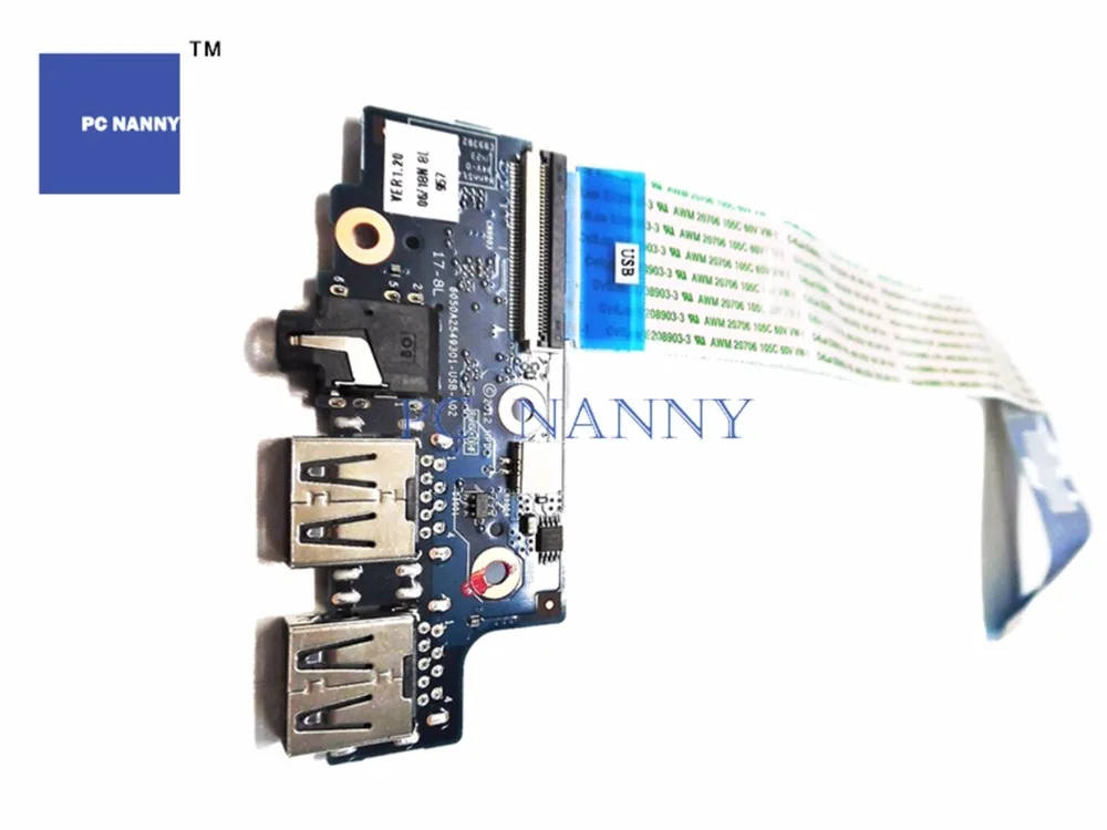 Оригинальная плата USB для ПК ENVY 17 j серии j160NR аудиоплата 6050A2549301 741074 001 работает|usb