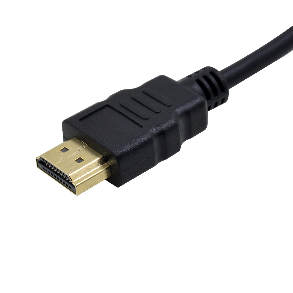CHIPAL 10 шт. для преобразователя HDMI в VGA с аудиокабелем + блок питания USB PS3 PS4 ПК