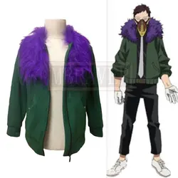 Мой герой Academia Boku no Hero Akademia Kai Chisaki куртка пальто косплэй костюм Хэллоуин форма полный комплект Индивидуальные Любой Размер