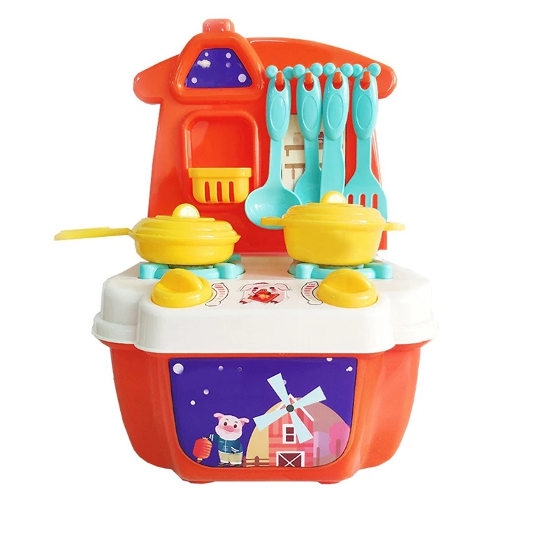 

Pretend Kitchen Play Toy Role Play Mini Simulation Kitchenware Tableware Cookware For Kid Toy Gifts