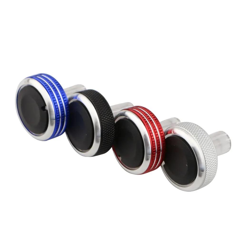 

Jameo Auto 3Pcs/Set Car Heat Control Knob Air Conditioning Knob AC Knob Aluminum Alloy for Honda Old Fit 2002 - 2010 Accessories