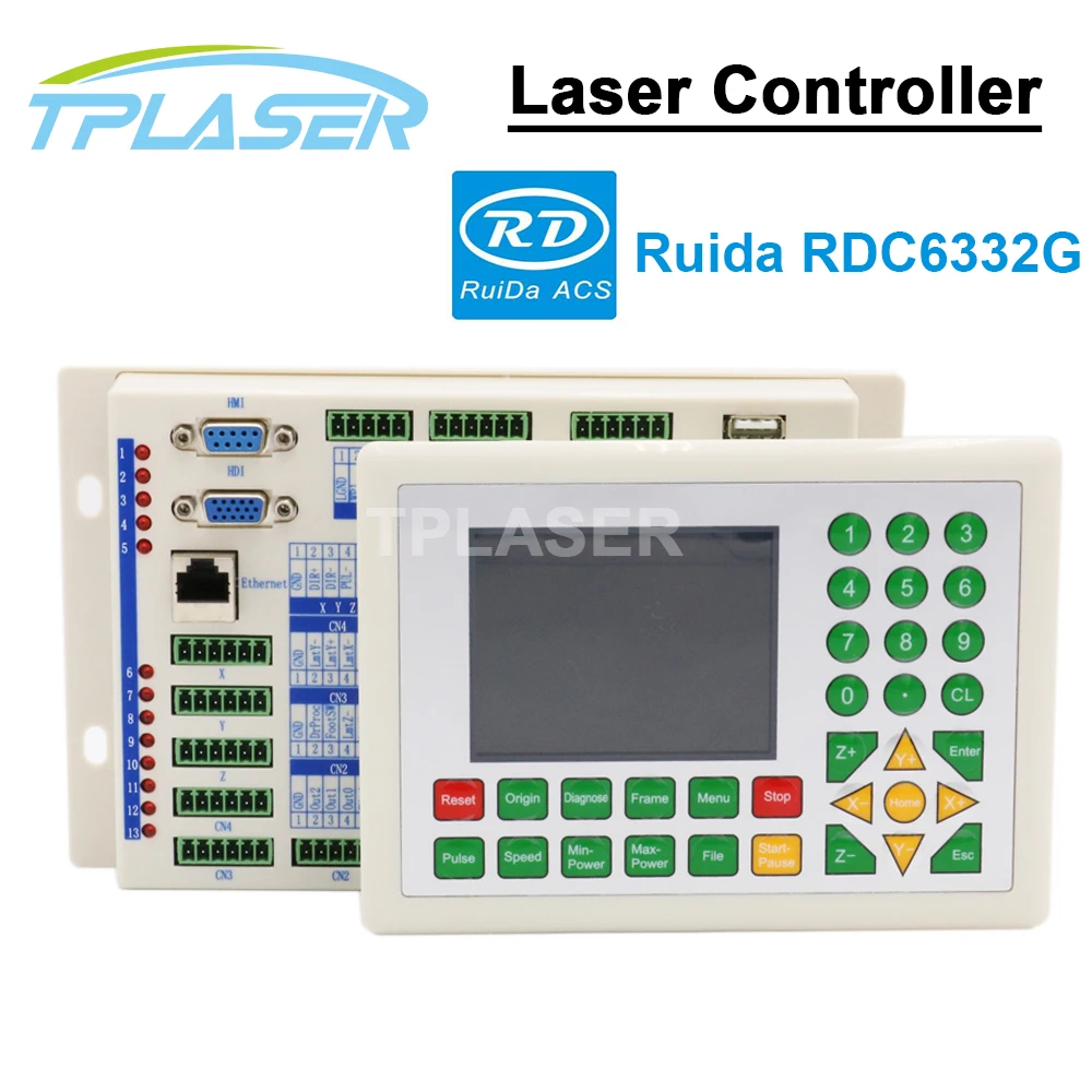 

Ruida RD6332G Co2 Laser DSP Controller for Laser Engraving and Cutting Machine 3 Axis control