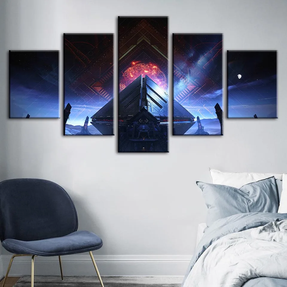 

Canvas Paintings Home Decoration Modular Game Destiny 2 Pictures Modern Printed Poster For Living Room Wall Art Frame For Gift