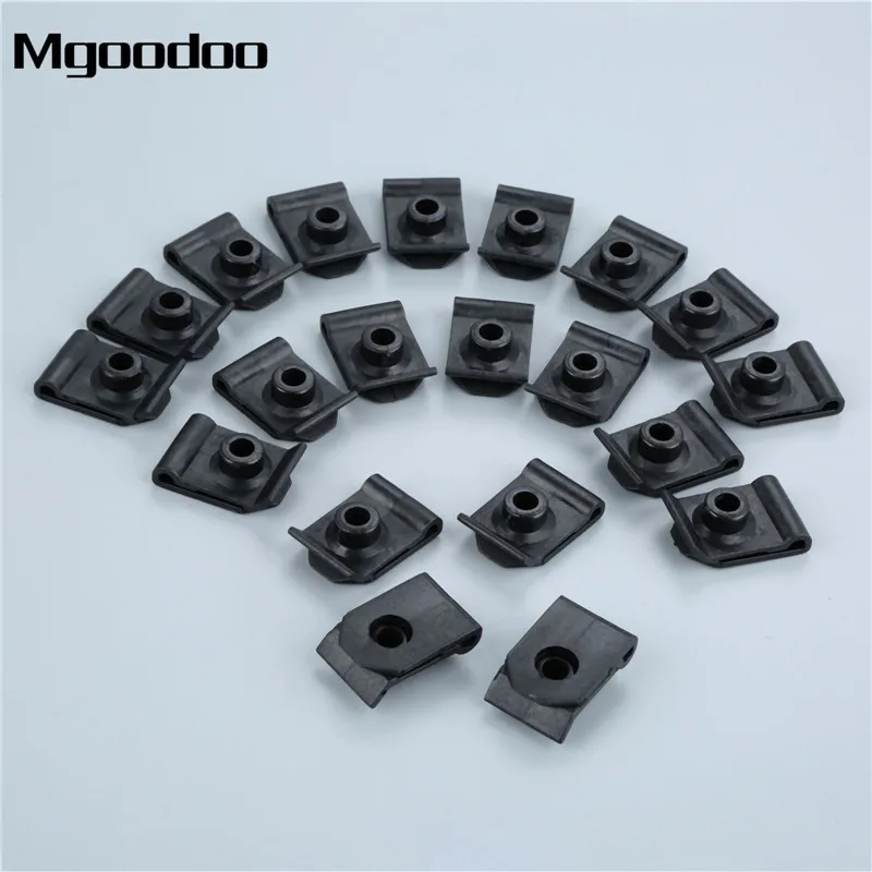 10 x AUDI PLASTIC LOCK NUT RETAINER SCREW GROMMET to fit an 8mm hole