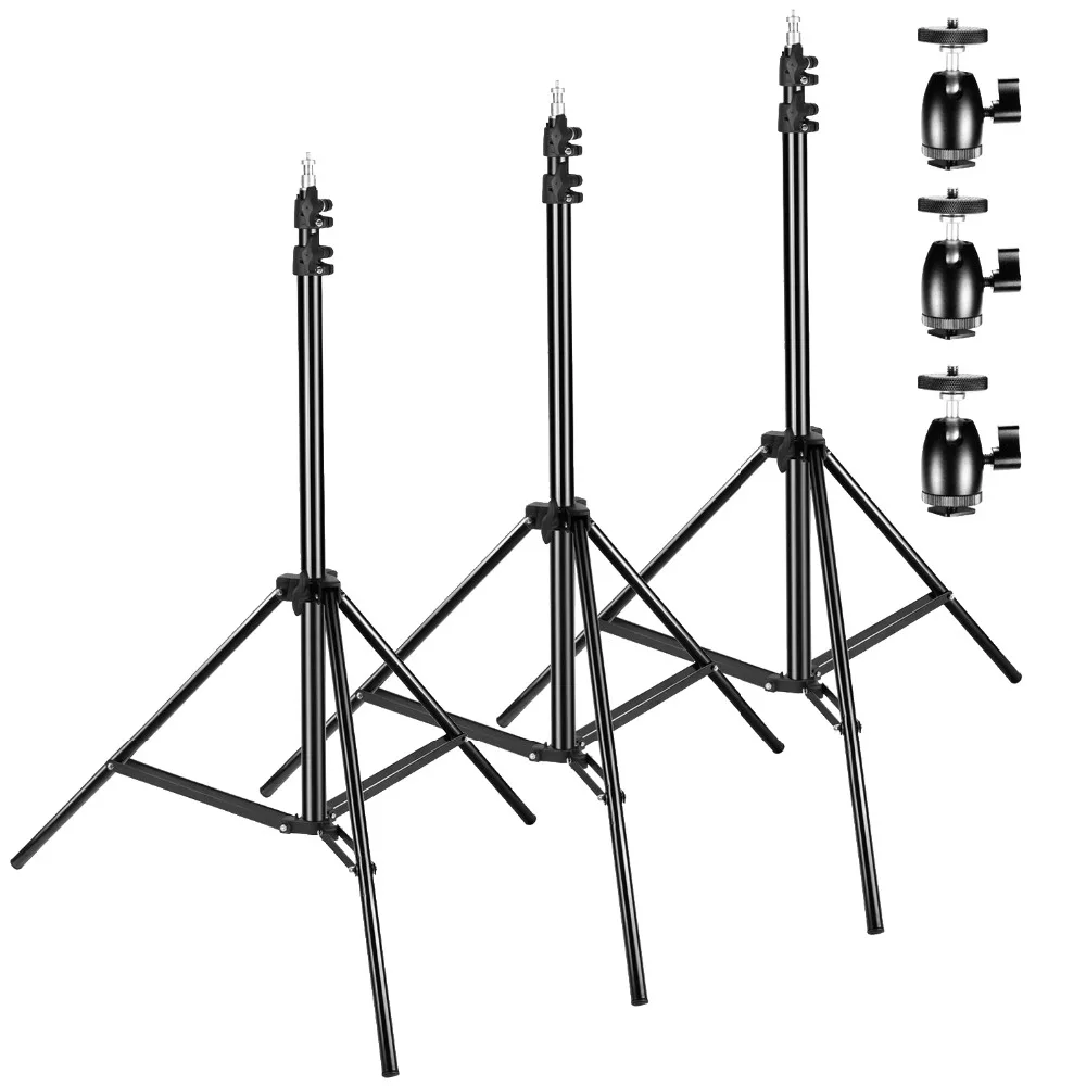 Neewer 3 упаковки 75 ''/190 сантиметров регулируемые оссветильник ительные стойки с