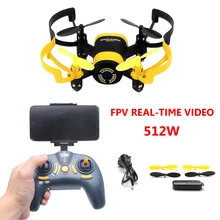 JXD 512W FPV Quadrocopter Drons With Camera HD Real Time WIFI camara Drones Com Camera Headless Mode Quadcopter Rc Helicoptero