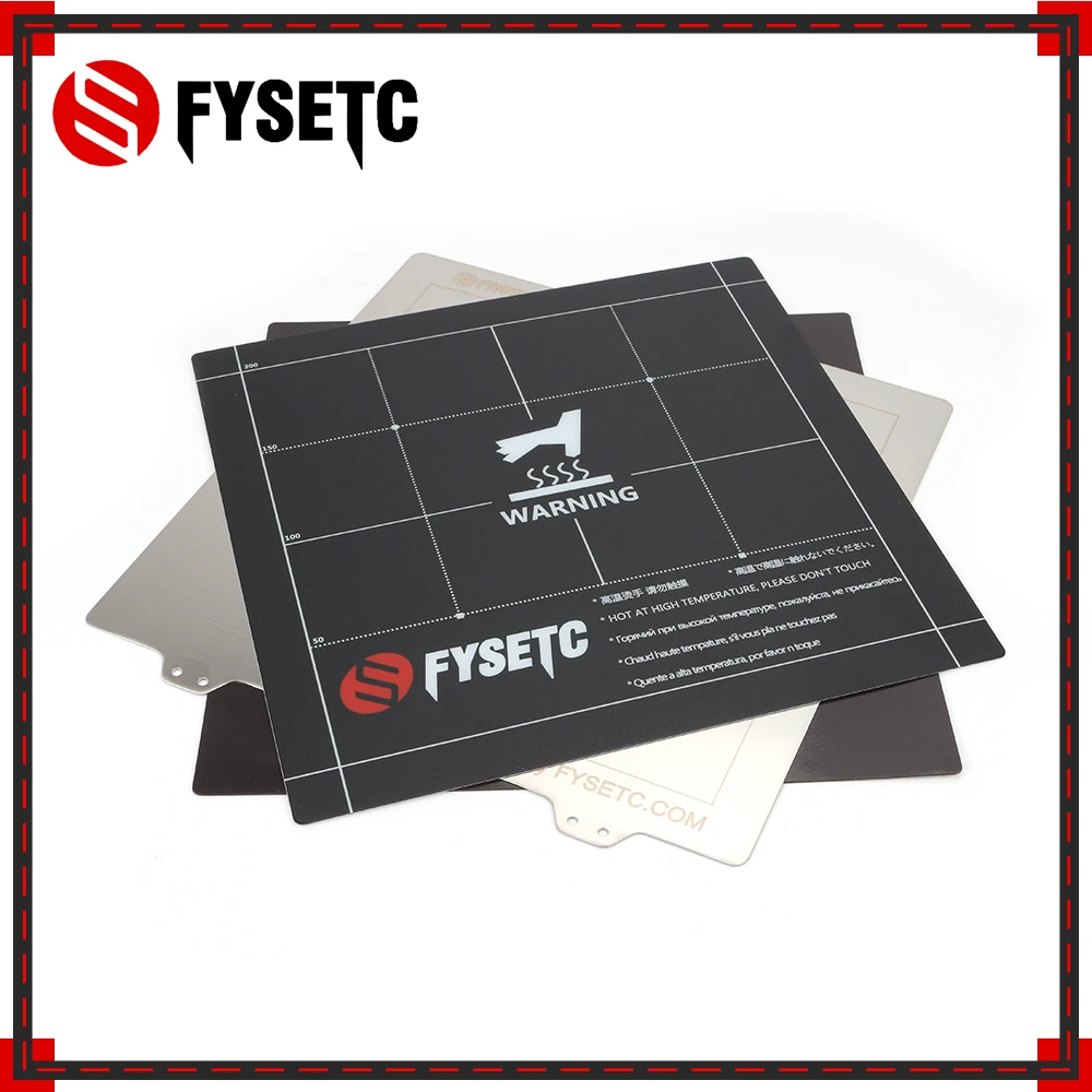 235x235mm Spring Steel Sheet Plate Sticker Magnetic Heatbed Build Surface Plate Sheet For Creality Ender-3 /3s Tevo Flash