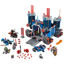 Lepin 2017 New 1240 Pcs Nexus Knights The Fortrex Castle Building Block Clay Aaron Fox Axl Compatible Brick Toy Children 70317