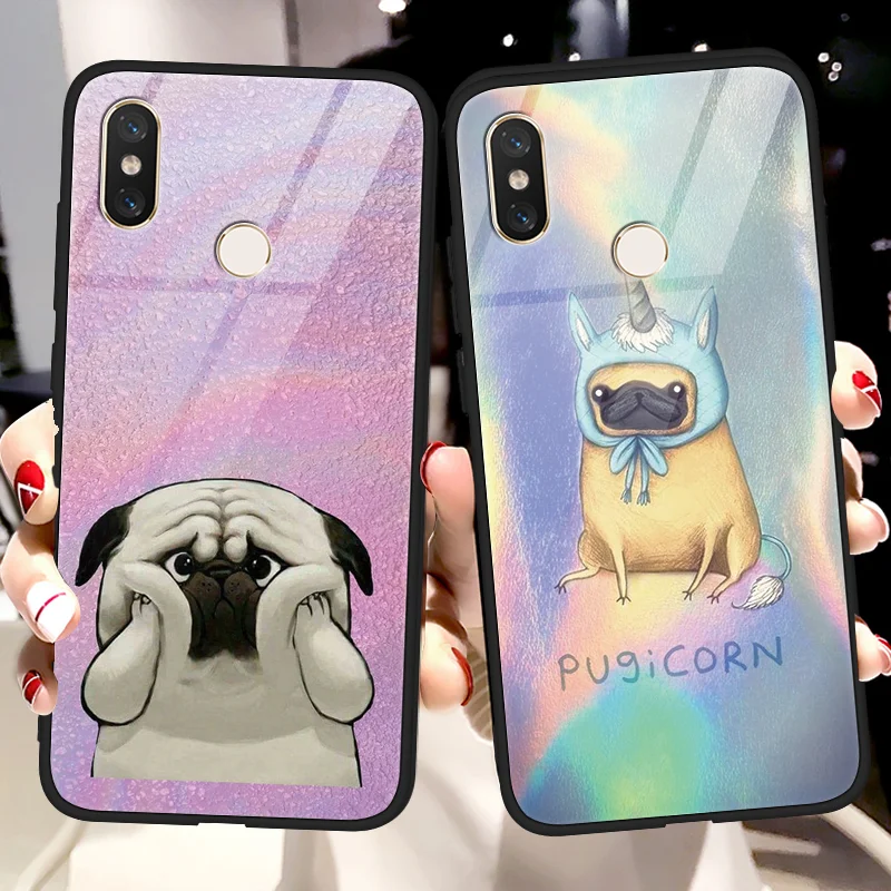 

Tempered glass Cover Carcasa For TPU Redmi 7 Note 5 6 Pro 5 5Plus S2 For Xiaomi Mi 9 A2 6X 6 8 SE Lite Mix 2 2S Max 3 5 5S Case